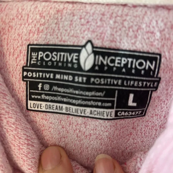 Positive Inception Pretty-In-Pink Hoodie - Picture 3 of 3